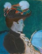 Louis Anquetin Louis Anquetin, Reading women France oil painting artist